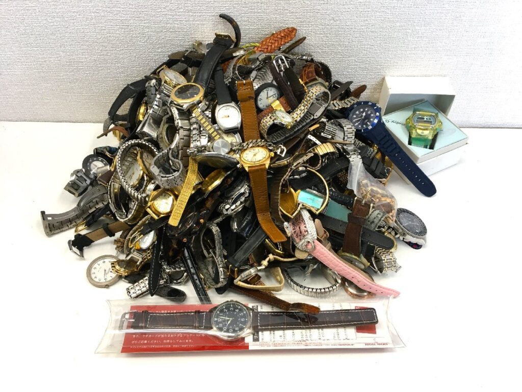 腕時計 ジャンク まとめ売り 総重量8.4kg メーカー色々 メンズ/レディース/他