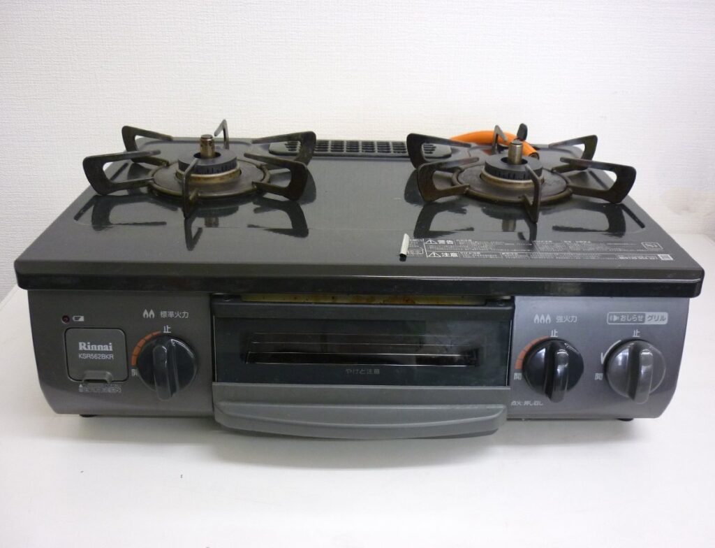 リンナイ ガステーブル KSR562BKR LPガス 動作未確認