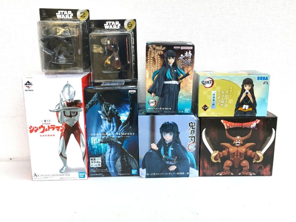 フィギュア 8点 まとめ売り 鬼滅の刃/ウルトラマン/スターウォーズ/他
