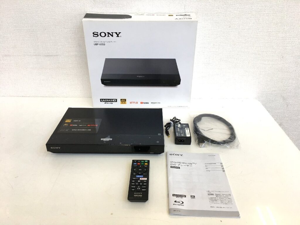 SONY ソニー Ultra HD Blu-ray/DVDプレーヤー UBP-X700 通電/動作確認済み
