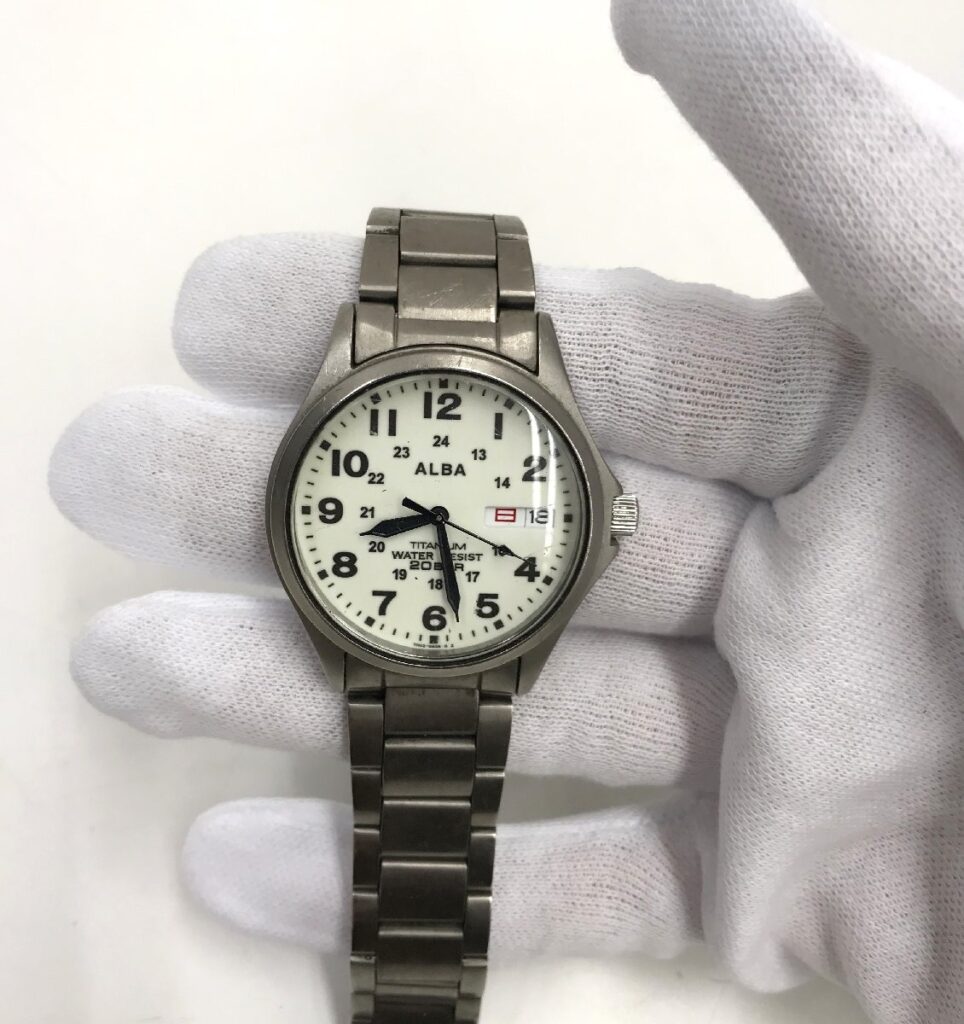 SEIKO セイコー ALBA アルバ 4D1371 電池切れ 動作未確認