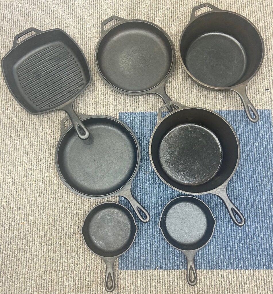 LODGE ロッジ フライパン ミニフライパン スキレット 7点 鋳鉄 総重量16.2kg