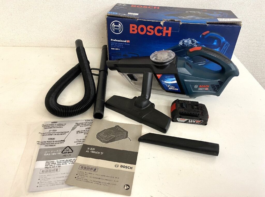 BOSCH ボッシュ コードレスクリーナー GAS18V-1 充電式掃除機 簡易動作確認済み