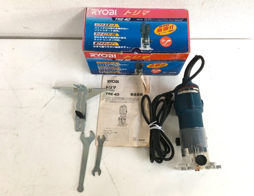 RYOBI リョービ トリマ TRE-40 電動工具 通電/動確済み