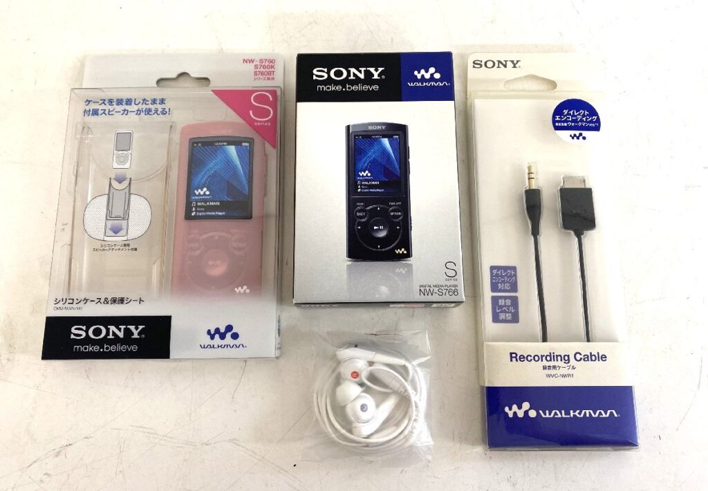 SONY ソニー WALKMAN ウォークマン NW-S766 ライトピンク ケース・ケーブルセット
