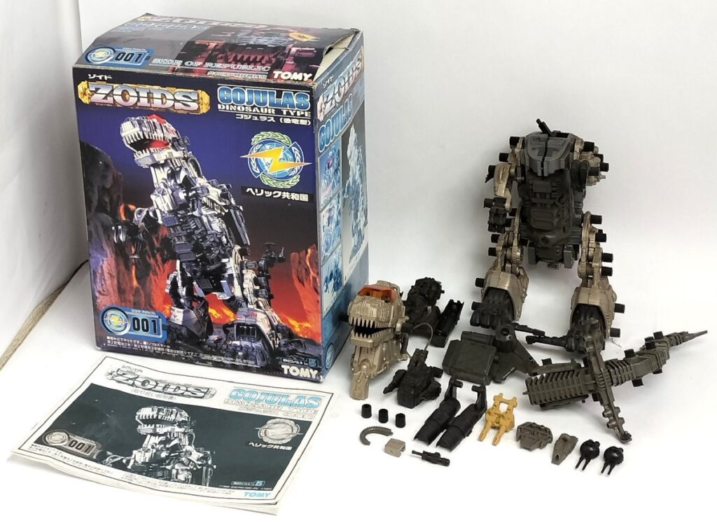 ジャンク TOMY トミー ゾイド ゴジュラス 恐竜型 プラモデル へリック共和国 共和国軍戦闘機械獣 現状品