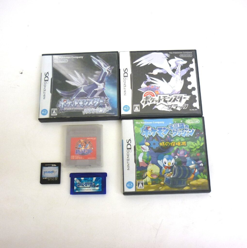 ポケモンゲームソフトまとめ 赤 レッド サファイア ソウルシルバー ダイアモンド ブラック 不思議のダンジョン