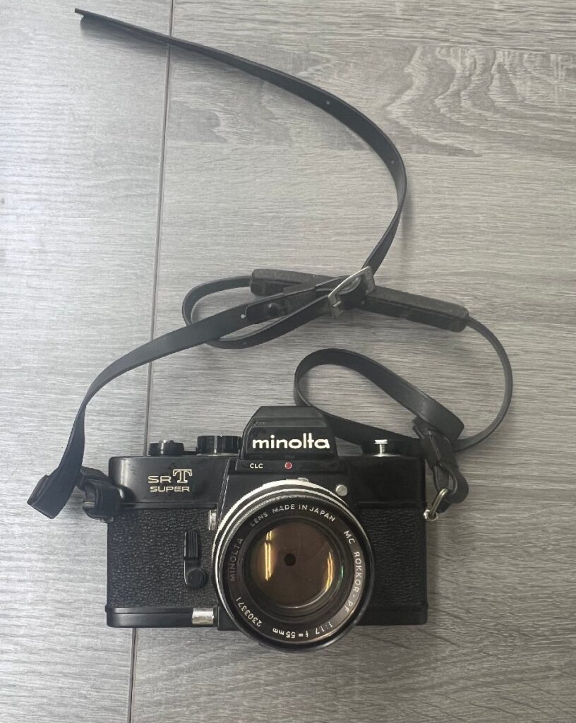 MINOLTA ミノルタ SRT SUPER 一眼レフフィルムカメラ マニュアルフォーカス BLACK