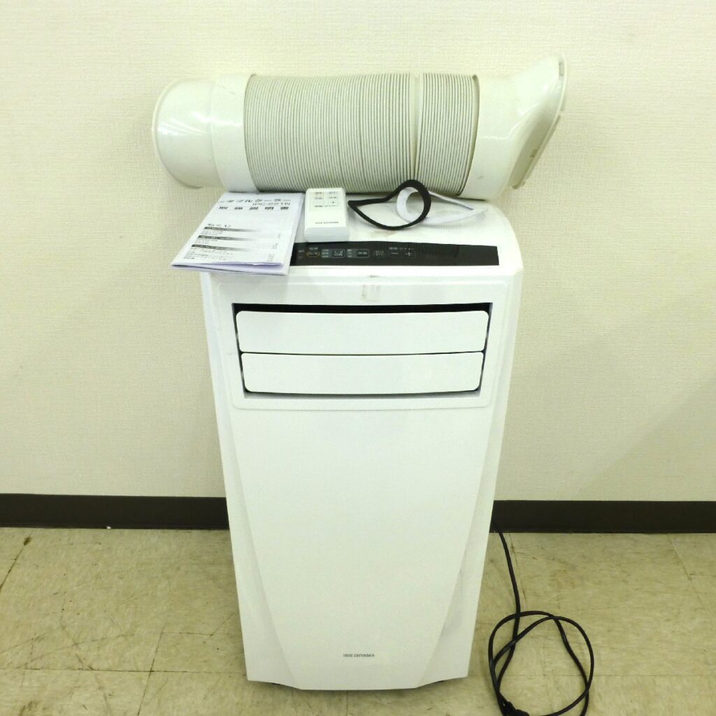 アイリスオーヤマ ポータブルクーラー IPC-221N 2022年製 説明書、リモコン付き