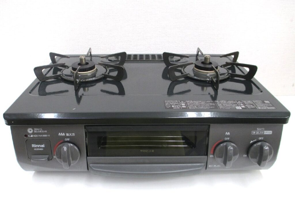 Rinnai リンナイ ガスコンロ KG35NBKL 都市ガス用 2022年製 調理器具 家電