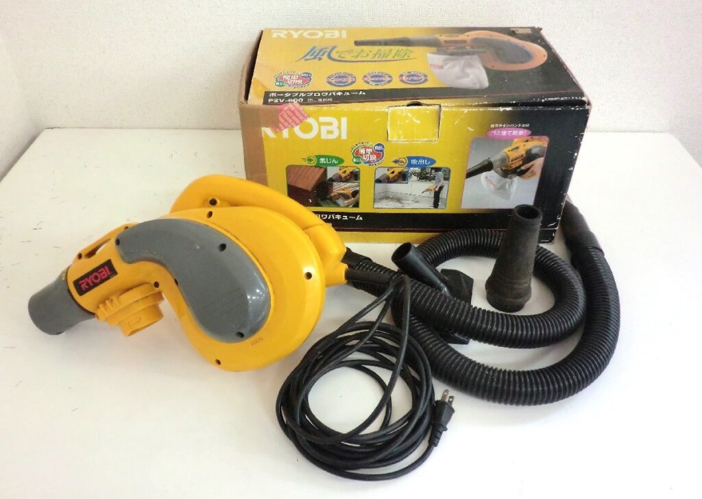 RYOBI リョービ ポータブルブロワバキューム PSV-600 簡易動作確認済み