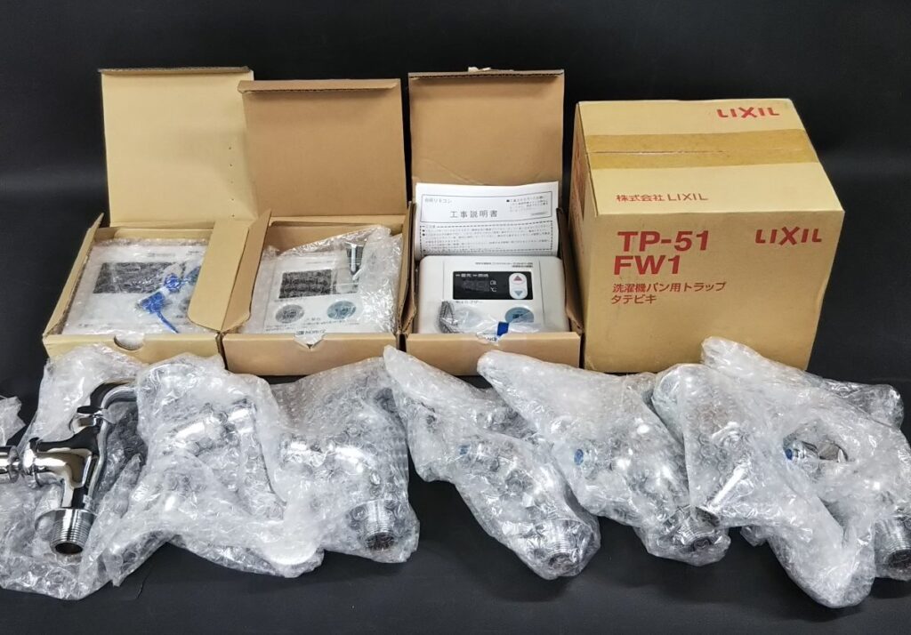 大量 ほぼ未使用 水栓用品などいろいろまとめて 水栓パーツ 水栓用具 ノーリツ 浴室リモコン 蛇口など