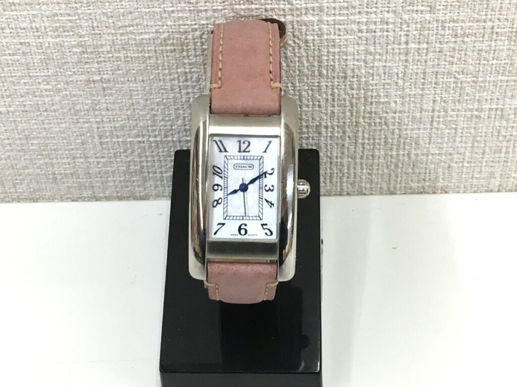 コーチ COACH レディース 腕時計 0313 8.222.593 クオーツ スクエア 角型 時計 電池切れ