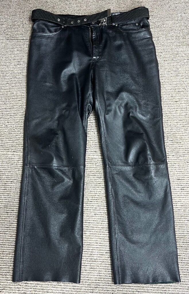 HARLEY-DAVIDSON ハーレーダビッドソン レザーパンツ BLACK メンズ サイズ40 98209-03AM GENUINE MOTOR CLOTHES