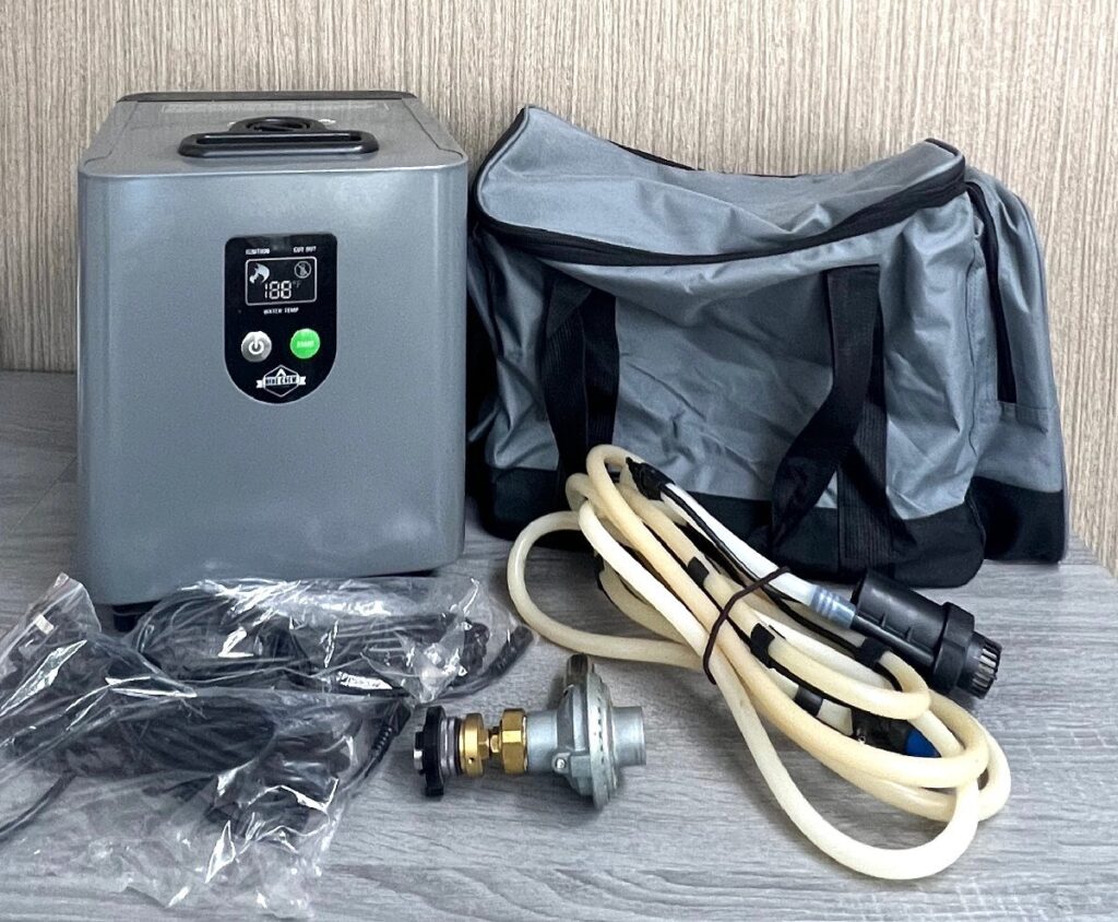 HIKE CREW HICPWHO25 ポータブル 温水シャワー 給湯器 キャンプ 瞬間湯沸かし器