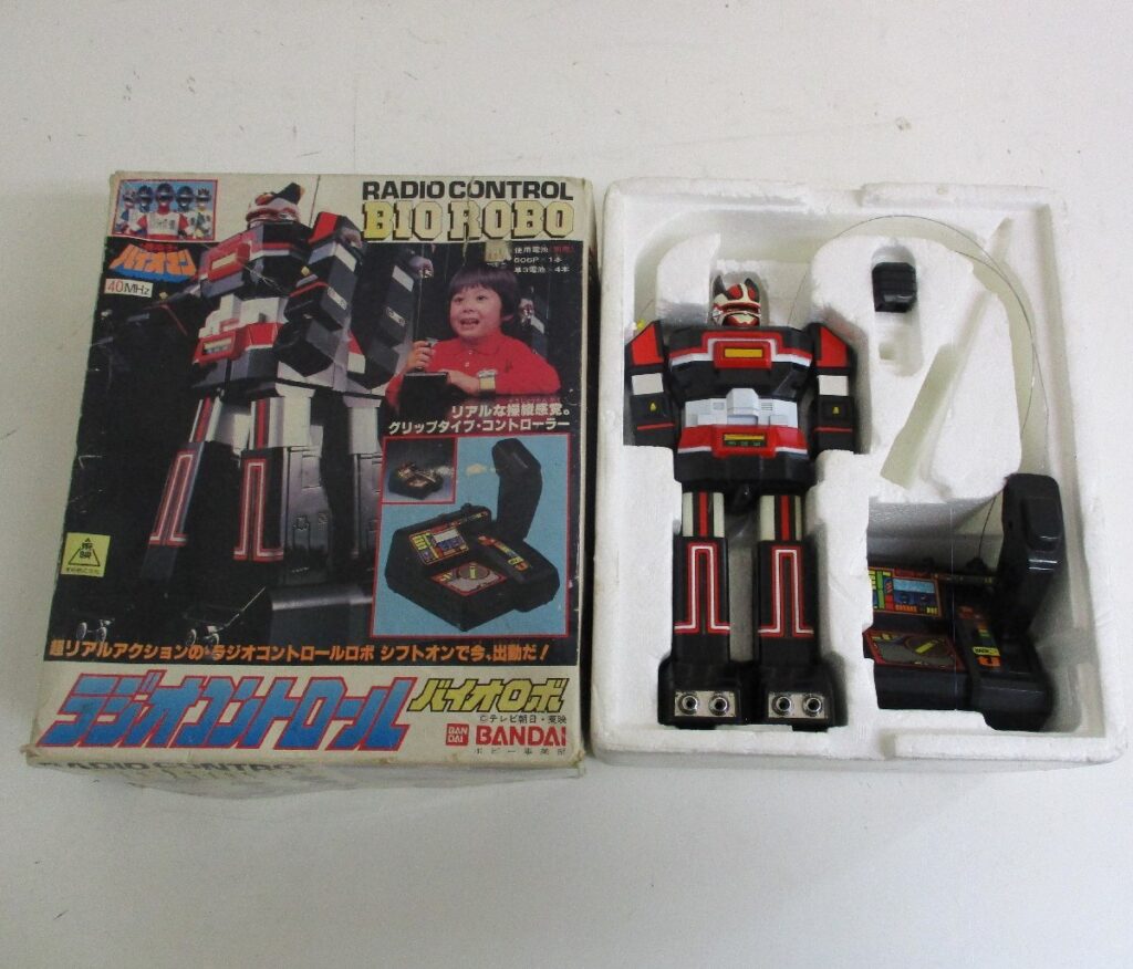 BANDAI バンダイ ラジオコントロール バイオロボ 本体 リモコン 電池のふた欠品 動作未確認