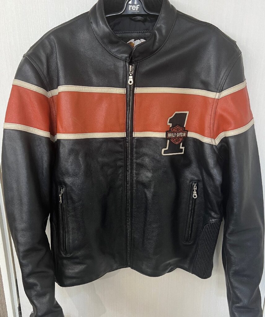 HARLEY-DAVIDSON ハーレーダビッドソン レザーシングルライダースジャケット メンズ Lサイズ