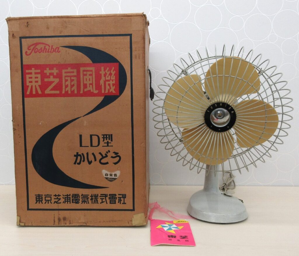 東京芝浦電気 東芝 LD型 かいどう 扇風機 4枚羽根 日本製 稼働品