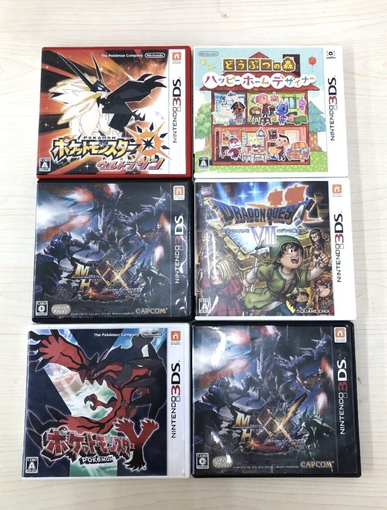 任天堂 NINTENDO 3DS ソフトまとめ売り 5個 ポケットモンスター ウルトラサン/どうぶつの森 他