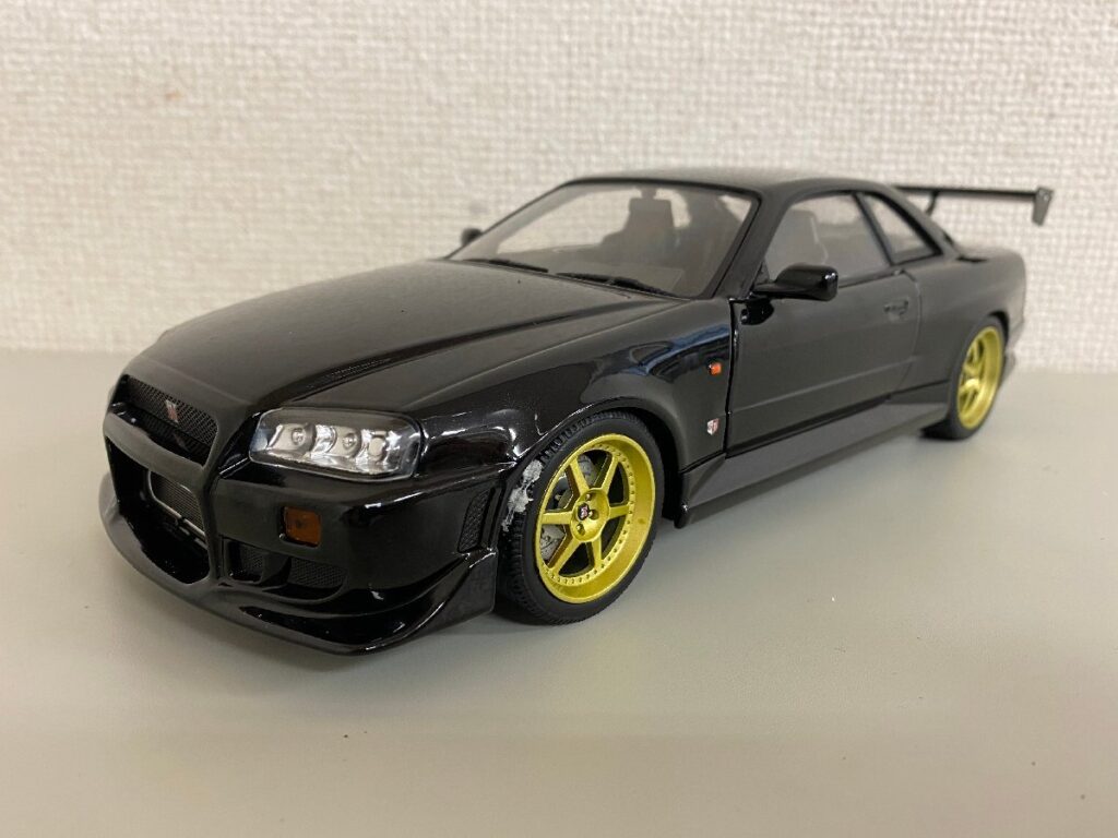 GREENLIGHT グリーンライト NISSAN 日産 スカイライン 1999 SKYLINE GT-R R34 ダイキャストカー 1/18スケール