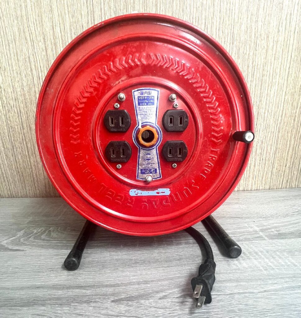 HATAYA 屋内型 VCTケーブル S-30型 有効長29m 4口 電工リール コードリール