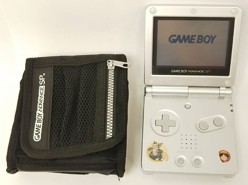 GAMEBOY ADVANCE SP ゲームボーイアドバンス AGS-001 本体 ソフトケース付き グレー Nintendo