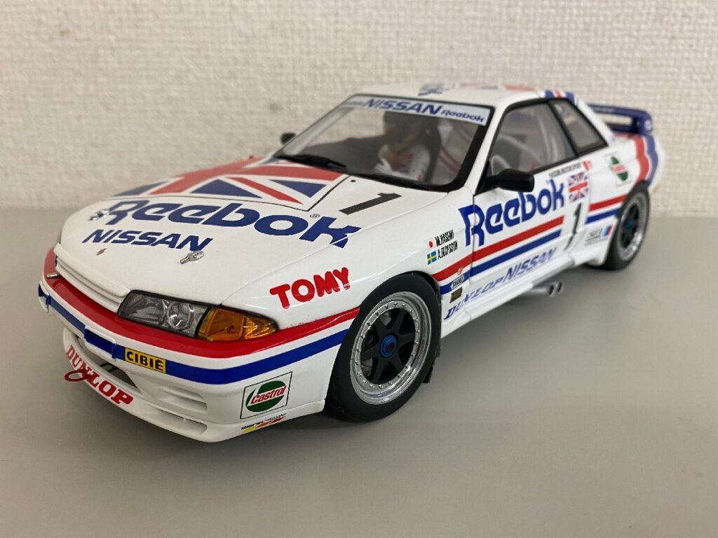 AUTOart オートアート NISSAN 日産 スカイライン SKYLINE R32 GT-R Reebok #1 1990 ダイキャストカー 1/18スケール