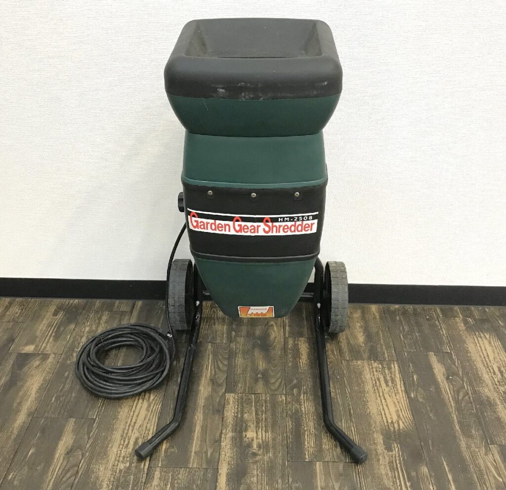 ジーエス HM-2508 ECO GARDEN ガーデンギアシュレッダー 園芸用電気式粉砕機 2020年製