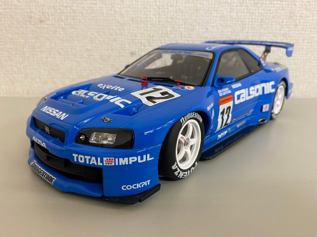 AUTOart オートアート NISSAN 日産 カルソニック CALSONIC スカイライン SKYLINE R34 JGTC ダイキャストカー