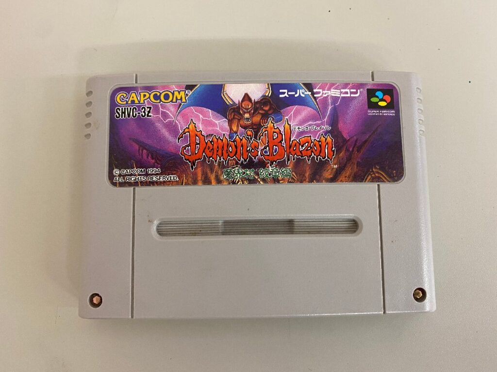 Nintendo 任天堂 SFC スーパーファミコン Demon‘s Blazon デモンズブレイゾン 魔界村 紋章編 ソフトのみ