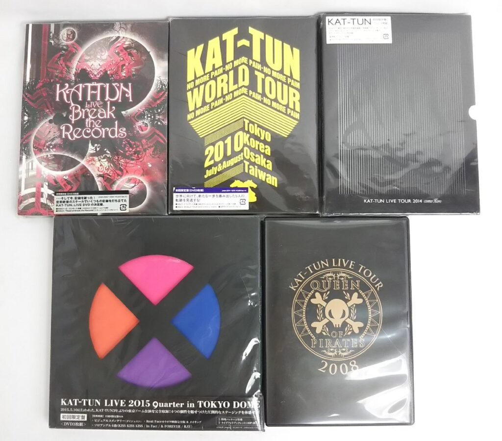 大量 KAT-TUN カトゥーン ライブDVDいろいろまとめて 再生未確認