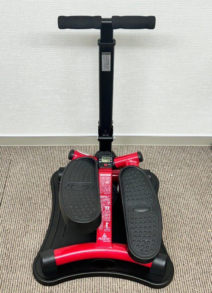 NICEDAY ナイスデイ 健康ステッパー ND-1R レッド 足踏み健康器具 ハンドル付き NH-1B