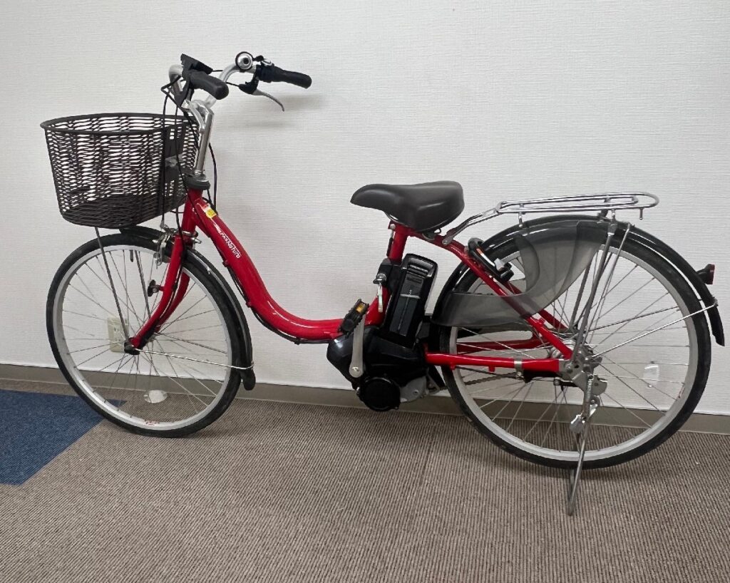 YAMAHA PAS Natura 電動アシスト自転車 レッド 充電器付き X92-10 X0L-20