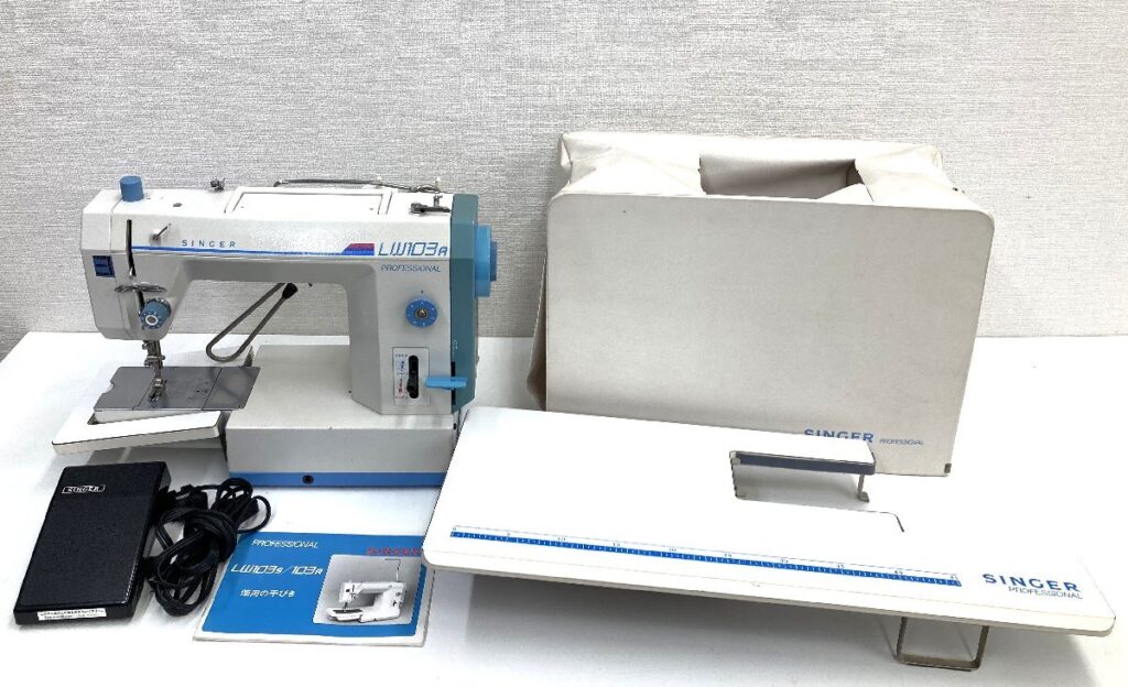 SINGER シンガー ミシン LW103A PROFESSIONAL プロフェッショナル 動作確認済み 裁縫用具 元箱・説明書付き