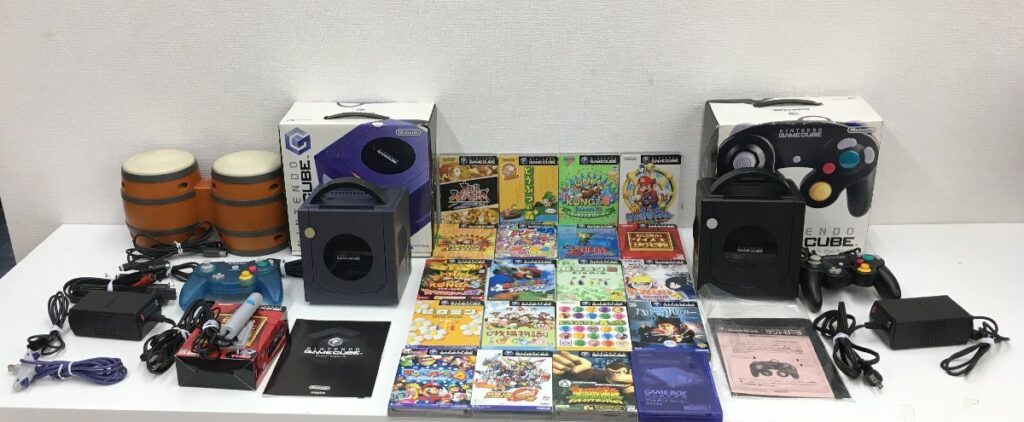 Nintendo 任天堂 ゲームキューブ DOL-001 ゲームボーイプレーヤー/DOL-017 スタートアップディスク付/ソフト19点付き