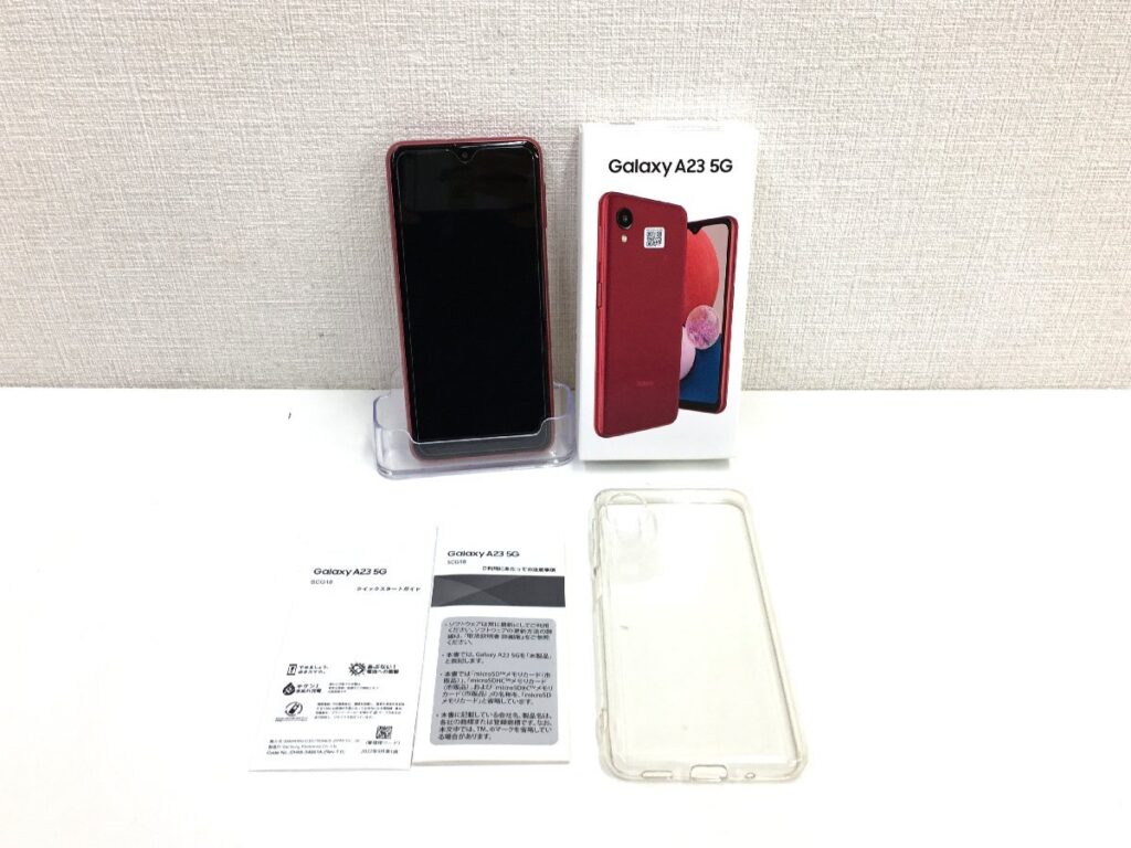 SAMSUNG Galaxy ギャラクシー A23 5G 本体のみ SCG18 SCG18SRA 64GB IMEI判定〇 初期化済み