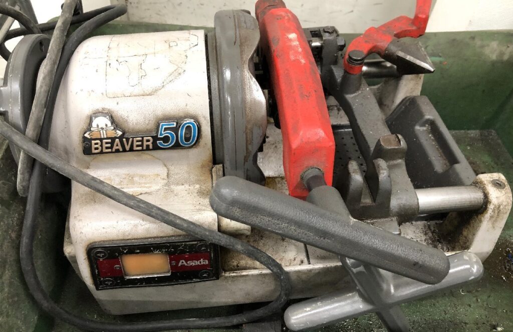 Asada アサダ ネジ切り機 BEAVER50 電動切断機 ビーバー50 100V パイプマシン