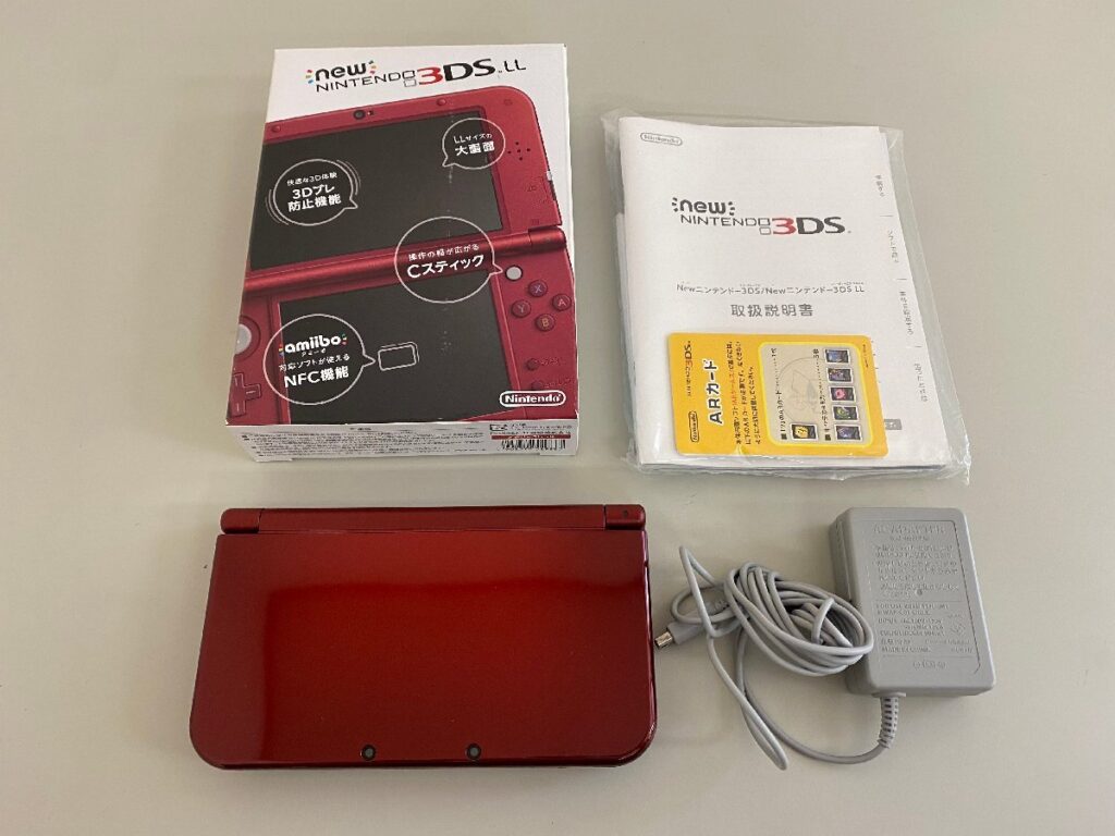 Nintendo 任天堂 Newニンテンドー3DS LL RED-001 メタリックレッド 本体 ゲーム機 初期化・簡易動作確認済み