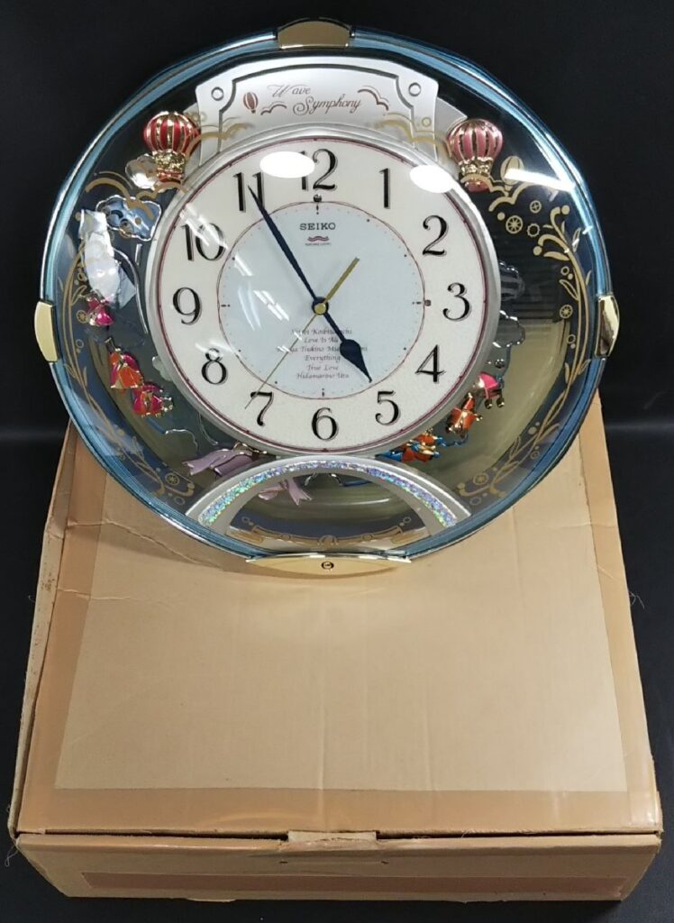 動作確認済み SEIKO Wave Symphany セイコ ウェーブシンフォニー AM216L 掛時計 からくり時計 インテリア コレクション