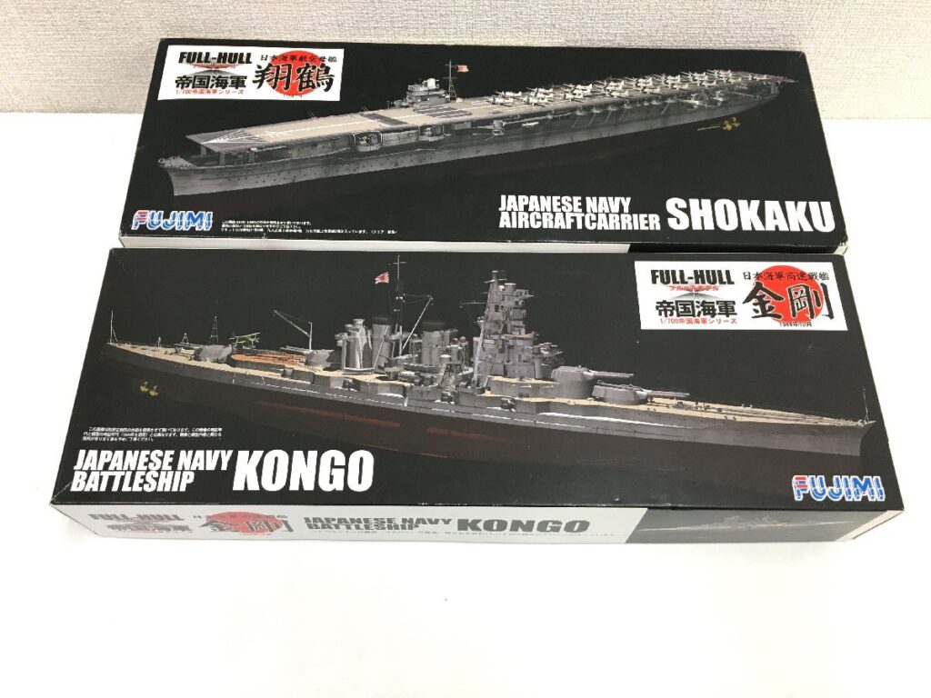 FUJIMI フジミ 1/700 帝国海軍シリーズ 日本海軍航空母艦 翔鶴/金剛 プラモデル 2点 まとめ売り