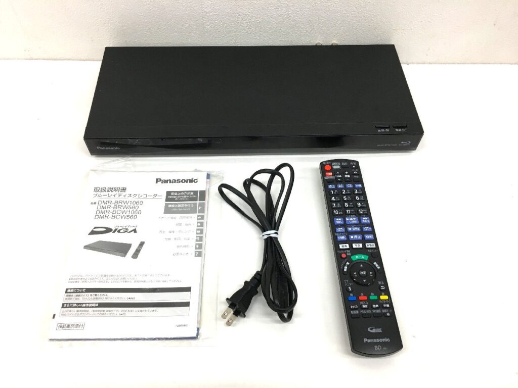 Panasonic パナソニック ブルーレイディスクレコーダー DMR-BCW1060 2019年製 通電/動確済み