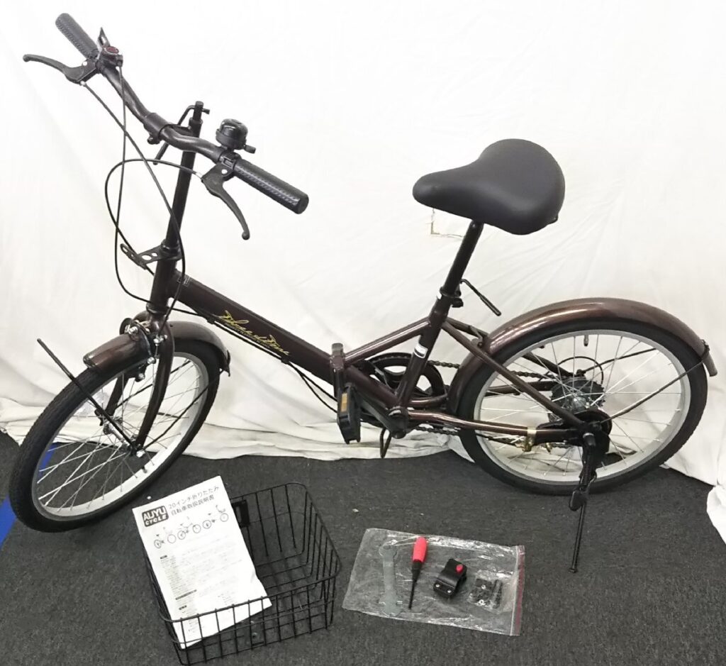 THREE STONE スリーストーン AIJYU CYCLE 折りたたみ自転車 YD-152 防犯登録解除済み 現状品