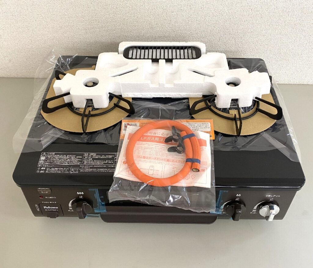 Paloma パロマ ガスコンロ IC-S37BM-L ガステーブル 2022年製 LPガス用