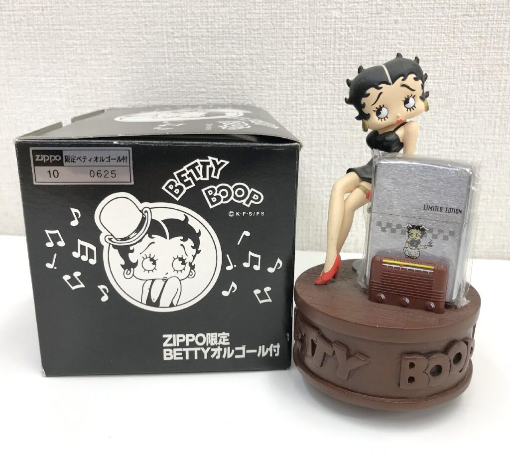 BETTY BOOP ベティブープ ベティちゃん zippo 限定ベティ オルゴール付 0625/1000 ジッポ ライター未使用品