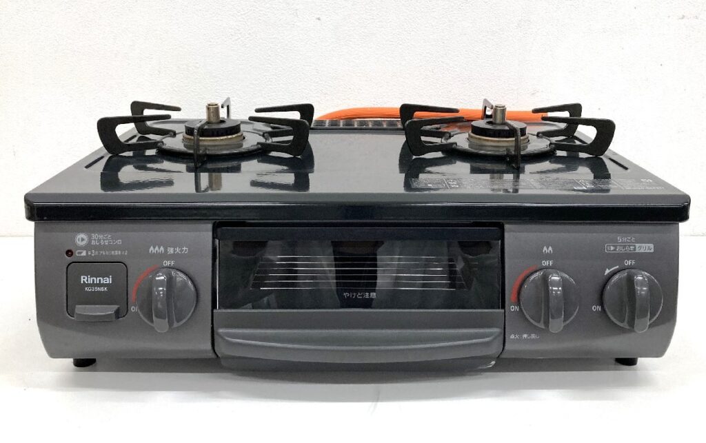 Rinnai リンナイ ガスコンロ ガステーブル LPガス用 KG35NBK 2023年製 左強火 調理器具