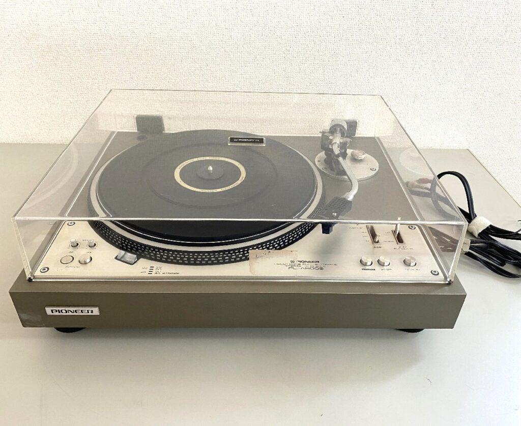 PIONEER パイオニア STEREO TURNTABLE ダイレクトドライブ フルオート レコードプレイヤー PL-A500S 通電確認済み