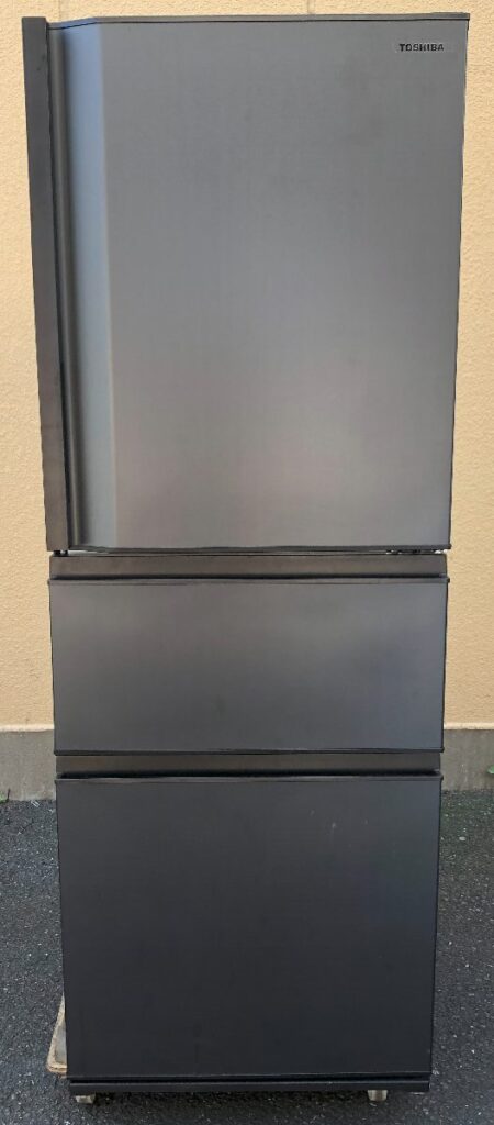 簡易動作確認済み TOSHIBA 東芝 ノンフロン冷凍冷蔵庫 GR-T33SC(KZ) 2022年製 326L 3ドア