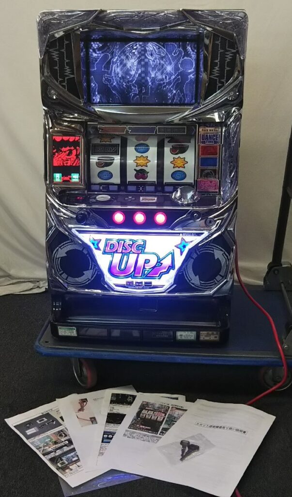 通電確認済み DISC UP ディスクアップ/ZS サミー パチスロ実機 スロット台 NS-150