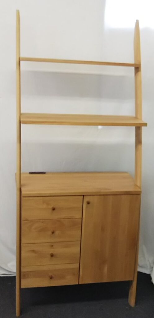 マルヨシ 民芸家具 DEEPⅡシリーズ シェルフキャビネット オーク色