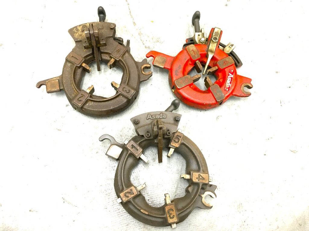 ASADA アサダ パイプマシン ダイヘッド 切断機 ねじ切り 3点 まとめ売り